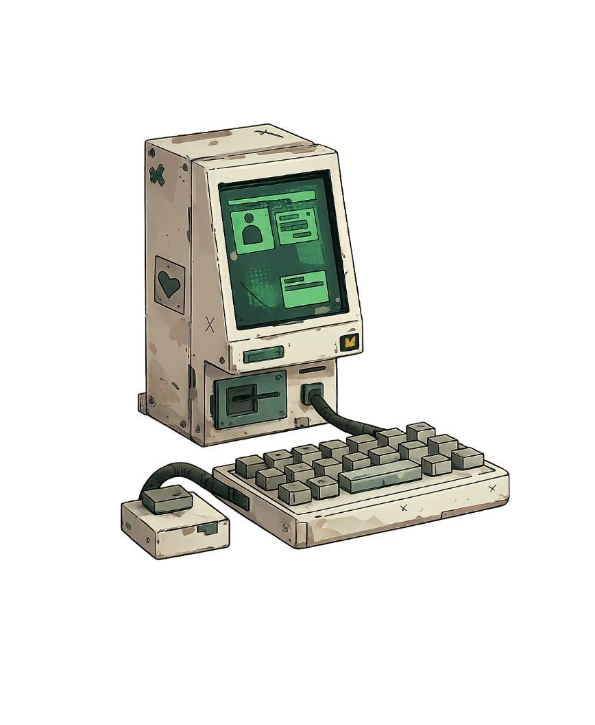 oLD comPUTeR SR